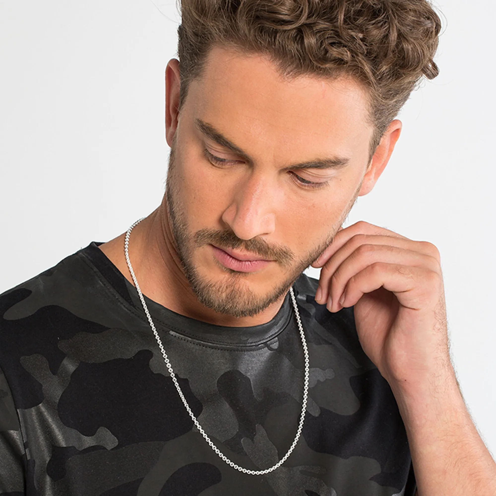 Women THOMAS SABO Necklaces|Necklaces & Chains-Anchor chain Thickness 3.00 mm (0.12 Inch)