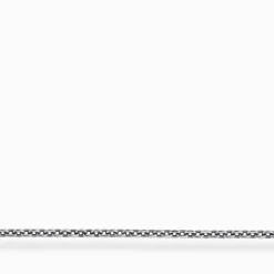 Women THOMAS SABO Necklaces|Necklaces & Chains-Anchor necklace Silver blackened Thickness 2,50 mm (0,10 Inch)