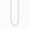 Women THOMAS SABO Necklaces|Necklaces & Chains-Anchor necklace Silver Thickness 2,00 mm (0,08 Inch)