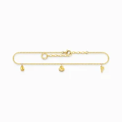 Women THOMAS SABO Anklets-Anklet shells gold