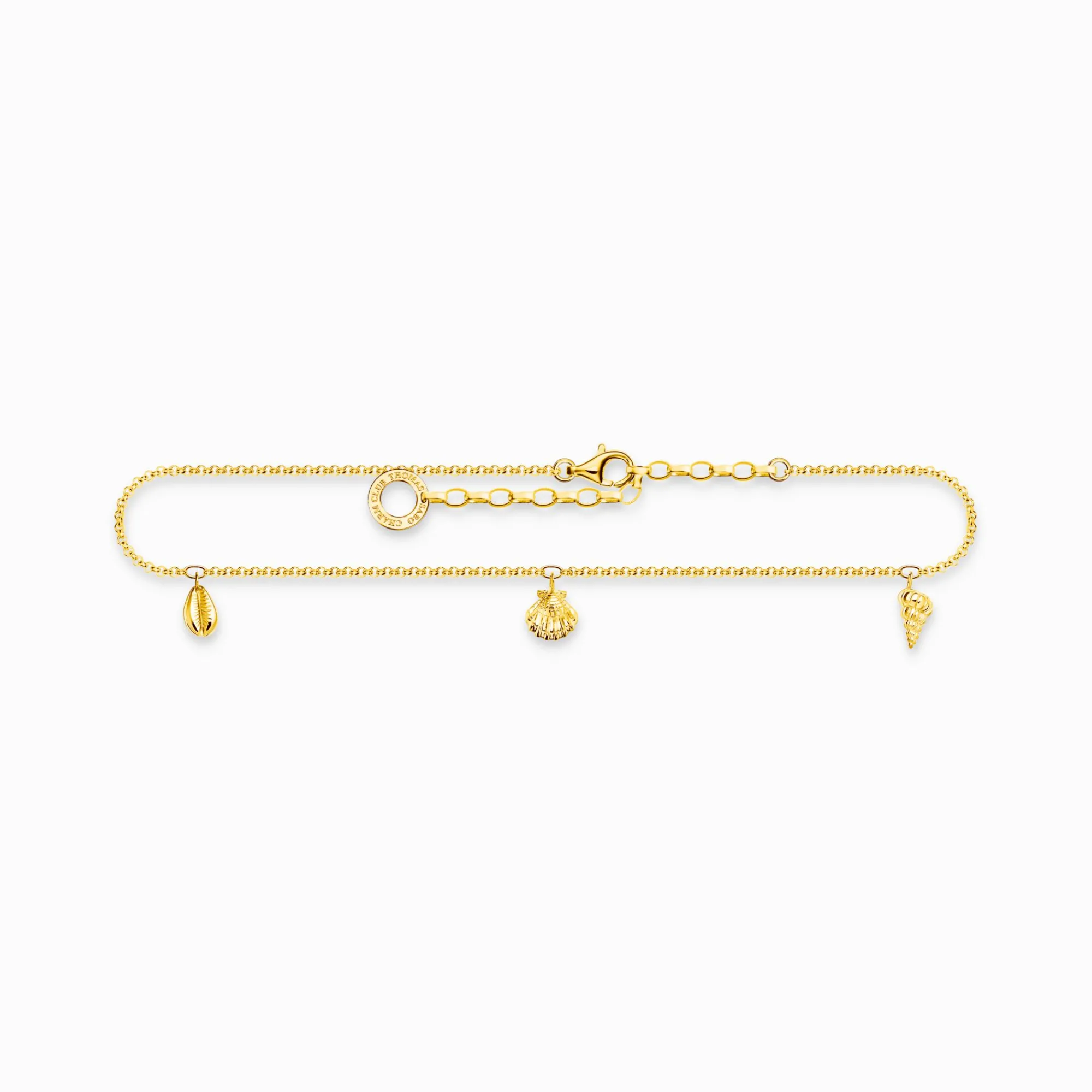 Women THOMAS SABO Anklets-Anklet shells gold