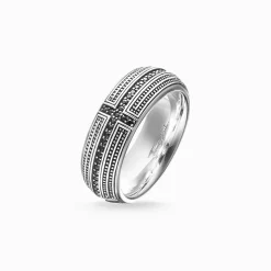 Women THOMAS SABO Rings|Rings-Band ring cross pavé