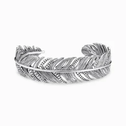 Women THOMAS SABO Bangles|Bangles-Bangle feather