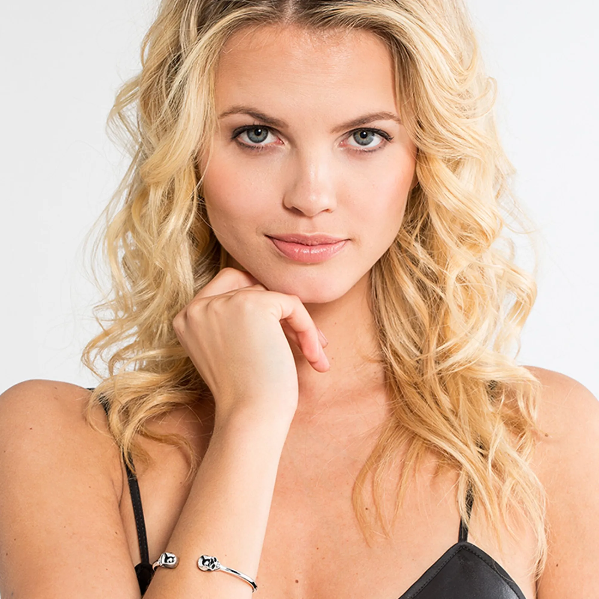 Women THOMAS SABO Bangles|Bangles-Bangle skull