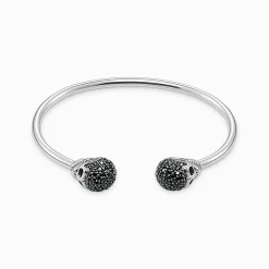 Women THOMAS SABO Bangles|Bangles-Bangle skull pavé
