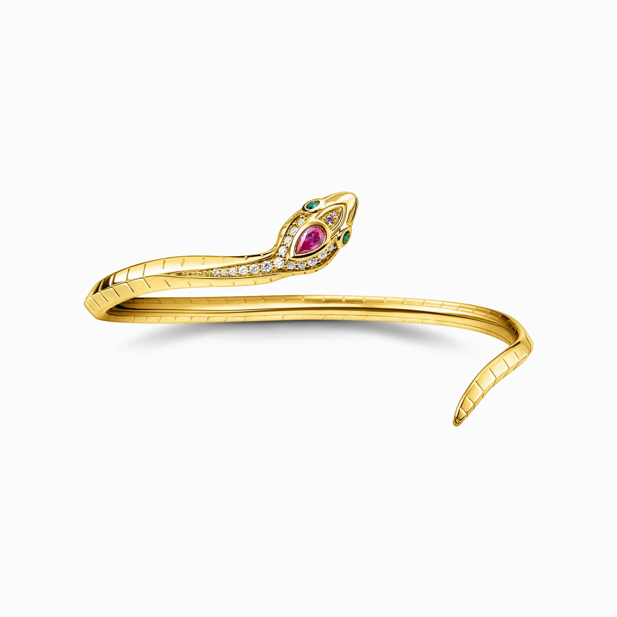 Women THOMAS SABO Bangles|18-Carat Gold-Plating - 925 Silver-Bangle snake gold