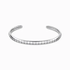 Women THOMAS SABO Bangles-Bangle snakeskin silver