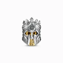 Women THOMAS SABO Beads|18-Carat Gold-Plating - 925 Silver-Bead skull knight