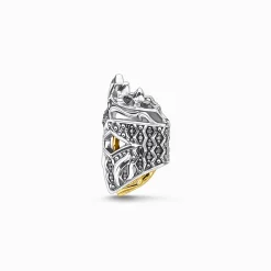 Women THOMAS SABO Beads|18-Carat Gold-Plating - 925 Silver-Bead skull knight