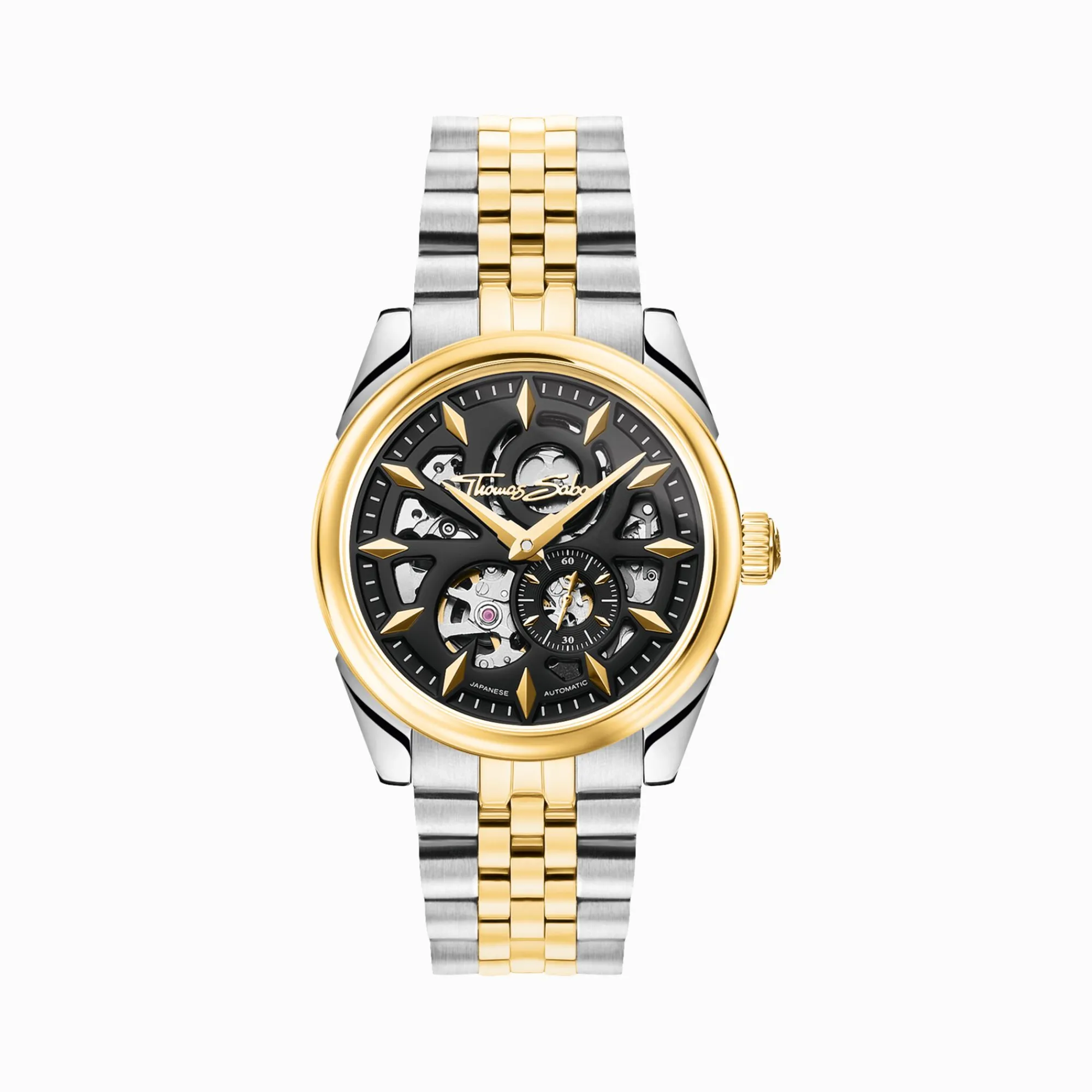 THOMAS SABO Watches|Watches-Bicolour automatic watch with 41 mm and black dial