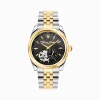 Women THOMAS SABO Watches|Ladies' Watches-Bicolour automatic watch with 36 mm and lilies emblem