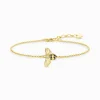 Women THOMAS SABO Bracelets|18-Carat Gold-Plating - 925 Silver-Bracelet bee