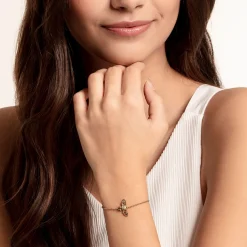 Women THOMAS SABO Bracelets|18-Carat Gold-Plating - 925 Silver-Bracelet bee