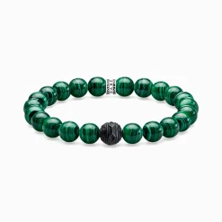 Women THOMAS SABO Bracelets|Bracelets-Bracelet Black Cat green