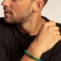 Women THOMAS SABO Bracelets|Bracelets-Bracelet Black Cat green