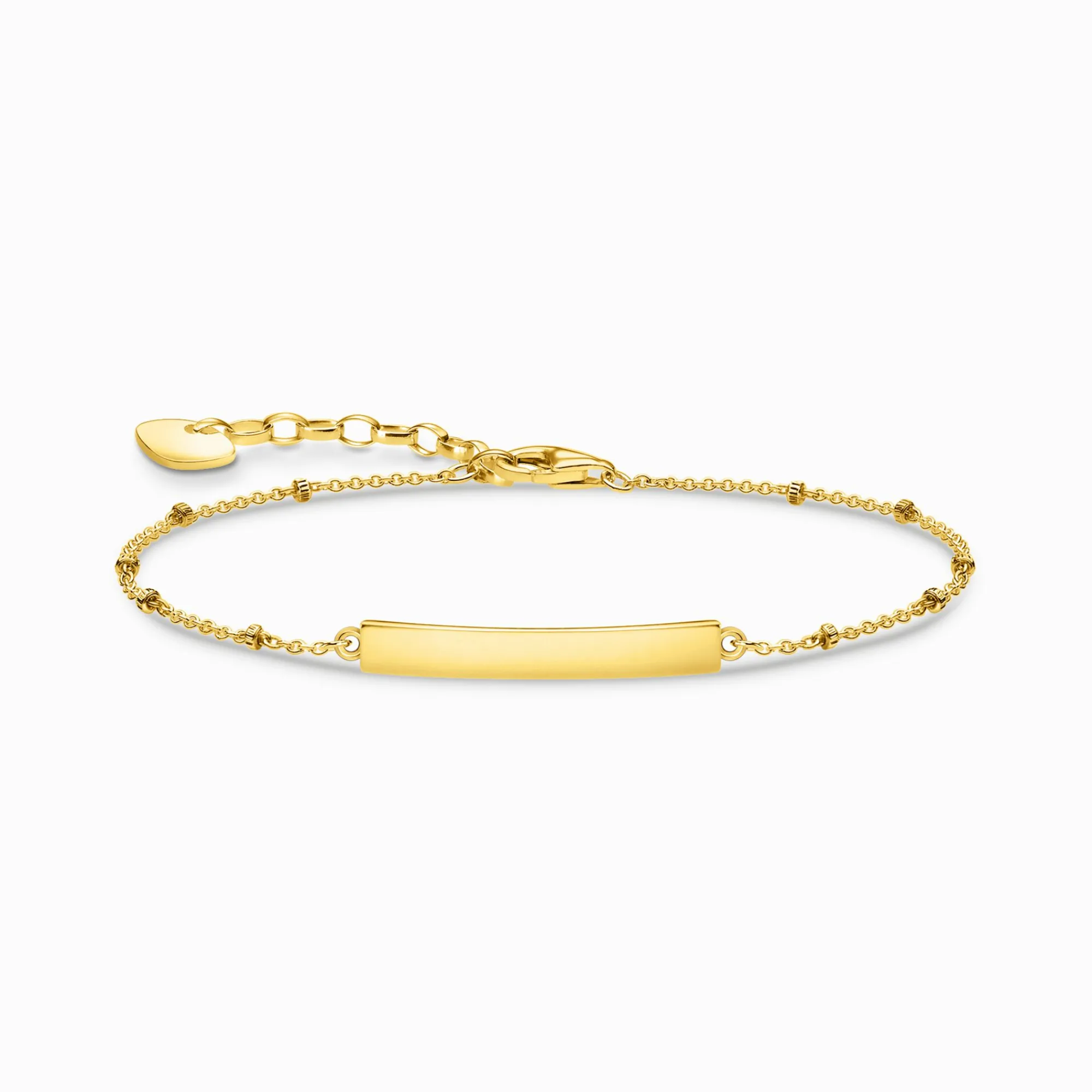 Women THOMAS SABO Bracelets|18-Carat Gold-Plating - 925 Silver-Bracelet classic dots gold
