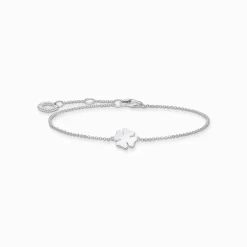 Women THOMAS SABO Bracelets-Bracelet cloverleaf silver