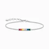 Women THOMAS SABO Bracelets|925 Silver-Bracelet colourful stones silver