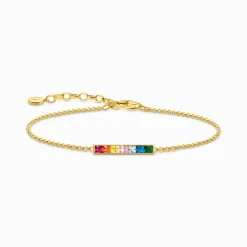 Women THOMAS SABO Bracelets-Bracelet colourful stones gold