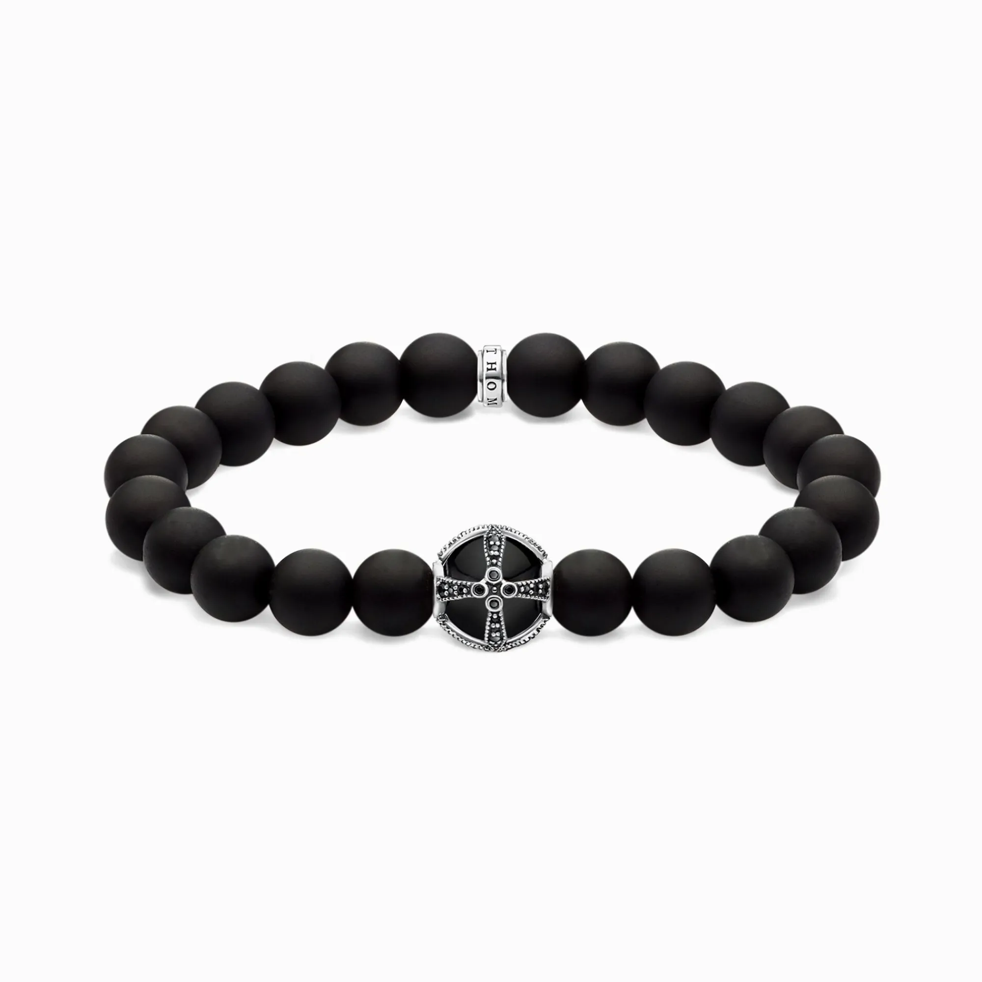 Women THOMAS SABO Bracelets|Bracelets-Bracelet cross black