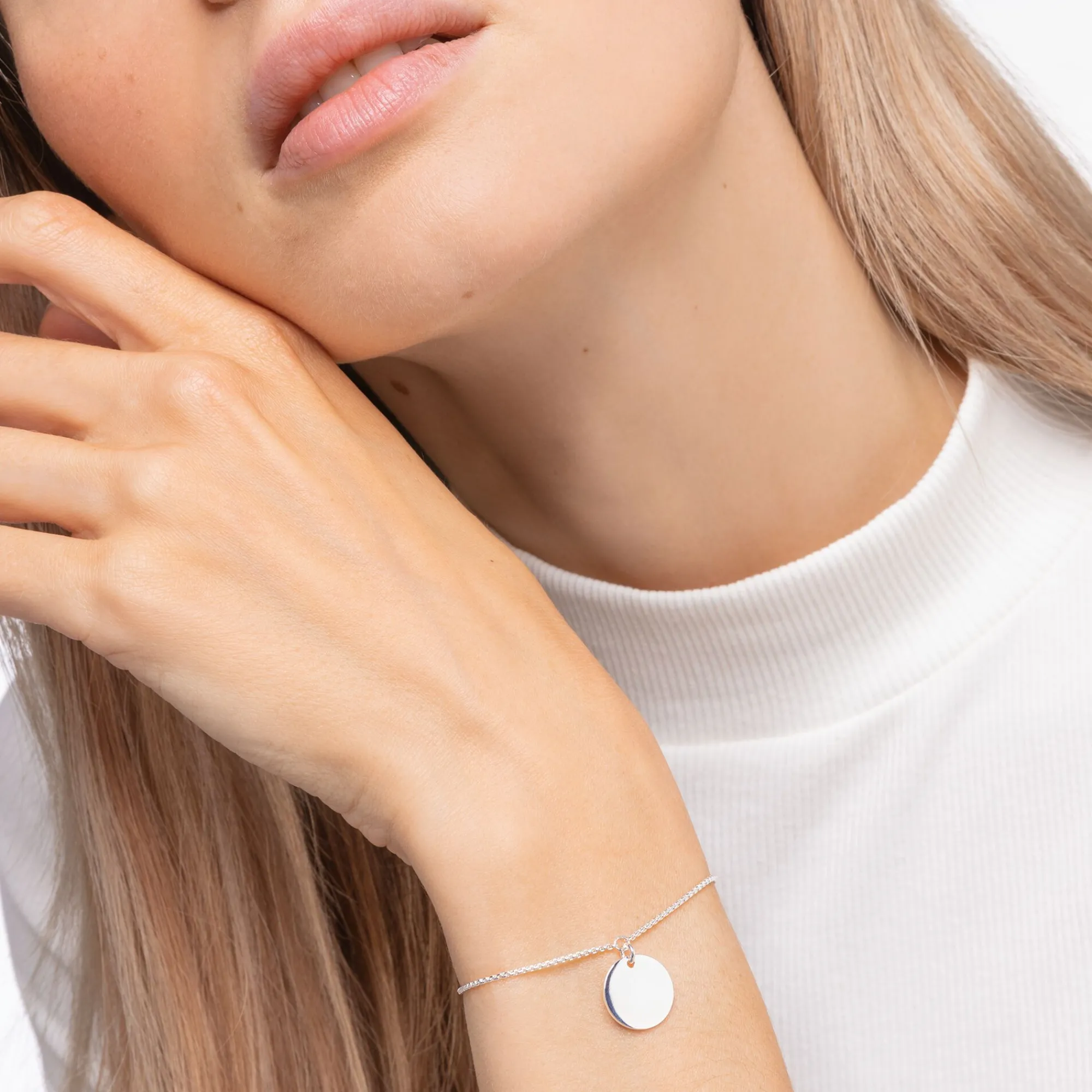 Women THOMAS SABO Bracelets-Bracelet disc silver