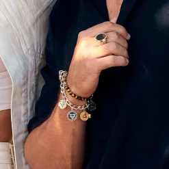 Women THOMAS SABO Bracelets|Bracelets-Bracelet elements of nature gold-silver
