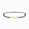 Women THOMAS SABO Bracelets|18-Carat Gold-Plating - 925 Silver-Bracelet Little Secret classic gold