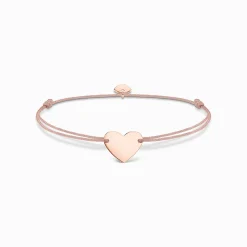 Women THOMAS SABO Bracelets|18-Carat Rose Gold Plating - 925 Silver-Bracelet Little Secret heart