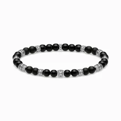 Women THOMAS SABO Bracelets|Bracelets-Bracelet lucky Charm, black