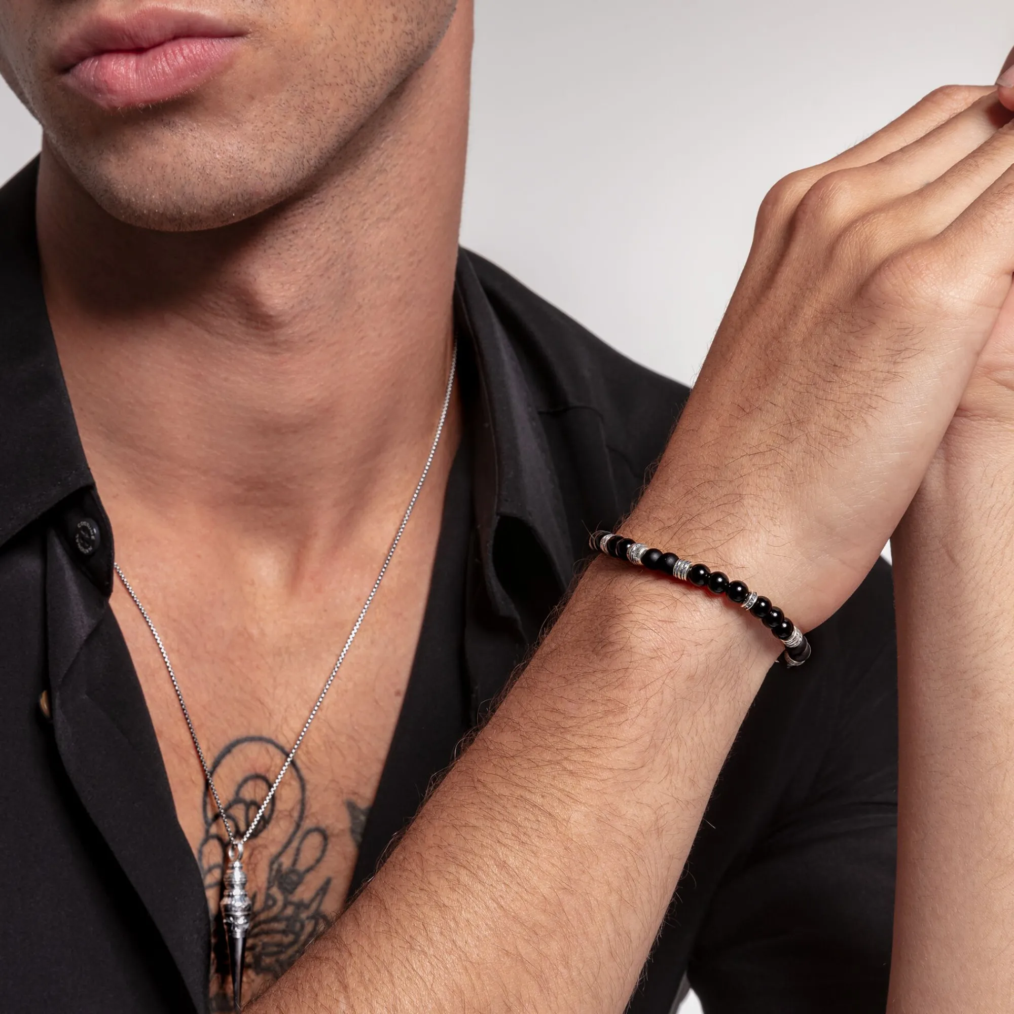 Women THOMAS SABO Bracelets|Bracelets-Bracelet lucky Charm, black