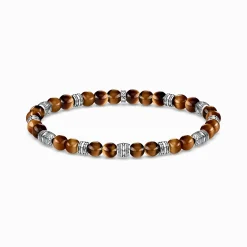 Women THOMAS SABO Bracelets|Bracelets-Bracelet lucky charm tiger‘s eye