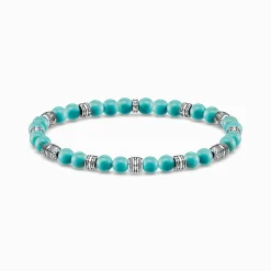 Women THOMAS SABO Bracelets|Bracelets-Bracelet lucky charm turquoise