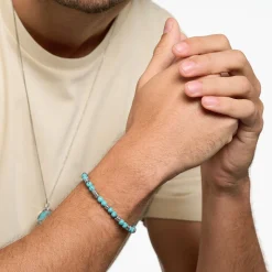 Women THOMAS SABO Bracelets|Bracelets-Bracelet lucky charm turquoise