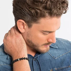 Women THOMAS SABO Bracelets|Bracelets-Bracelet obsidian