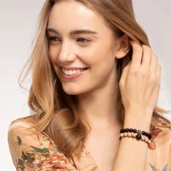 Women THOMAS SABO Bracelets|Bracelets-Bracelet ornament black