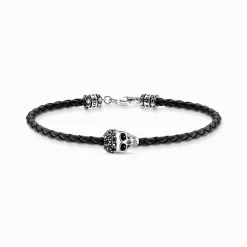 Women THOMAS SABO Bracelets|Bracelets-Bracelet skull silver