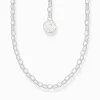Women THOMAS SABO Charm Necklaces|Charm Necklaces-Charm necklace with Coin silver
