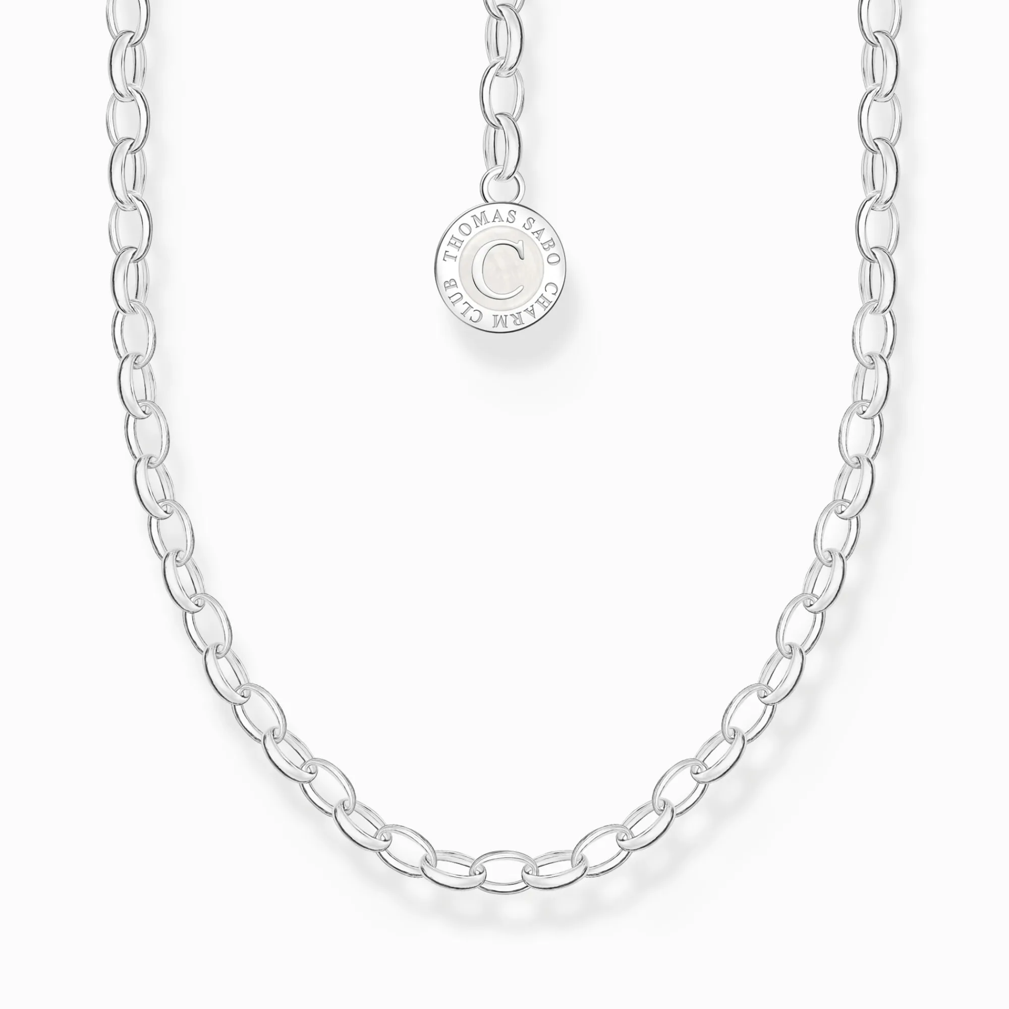 Women THOMAS SABO Charm Necklaces|Charm Necklaces-Charm necklace with Coin silver