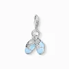 Women THOMAS SABO Charms|Charms-Charm pendant blue baby shoes