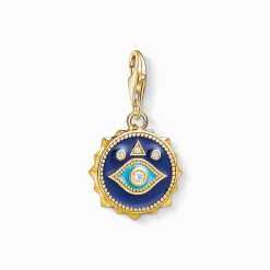 Women THOMAS SABO Charms|Charms-Charm pendant blue nazar eye