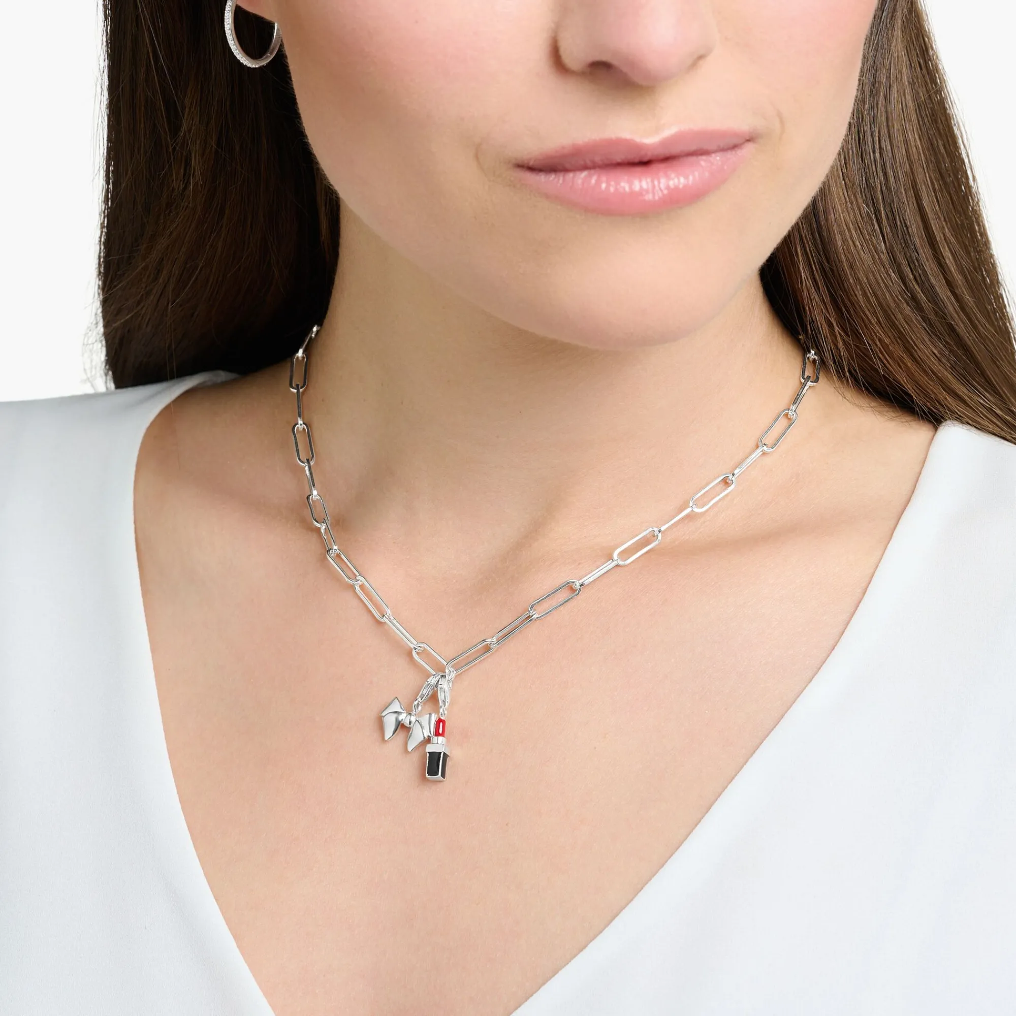 Women THOMAS SABO Charms|Charms-Charm pendant bow silver