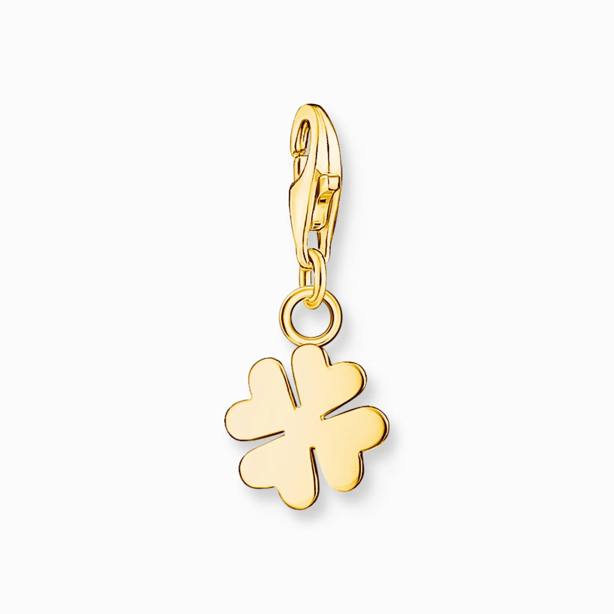 Women THOMAS SABO Charms|Charms-Charm pendant cloverleaf gold plated