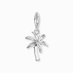 Women THOMAS SABO Charms|Charms-Charm pendant colourful palm tree silver