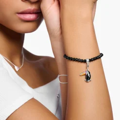 Women THOMAS SABO Charms|Charms-Charm pendant colourful toucan silver