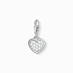 Women THOMAS SABO Charms|Charms-Charm pendant glitter heart