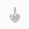 Women THOMAS SABO Charms|Charms-Charm pendant heart pavé