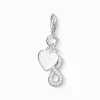 Women THOMAS SABO Charms|Charms-Charm pendant heart with infinity