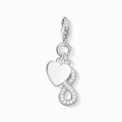Women THOMAS SABO Charms|Charms-Charm pendant heart with infinity