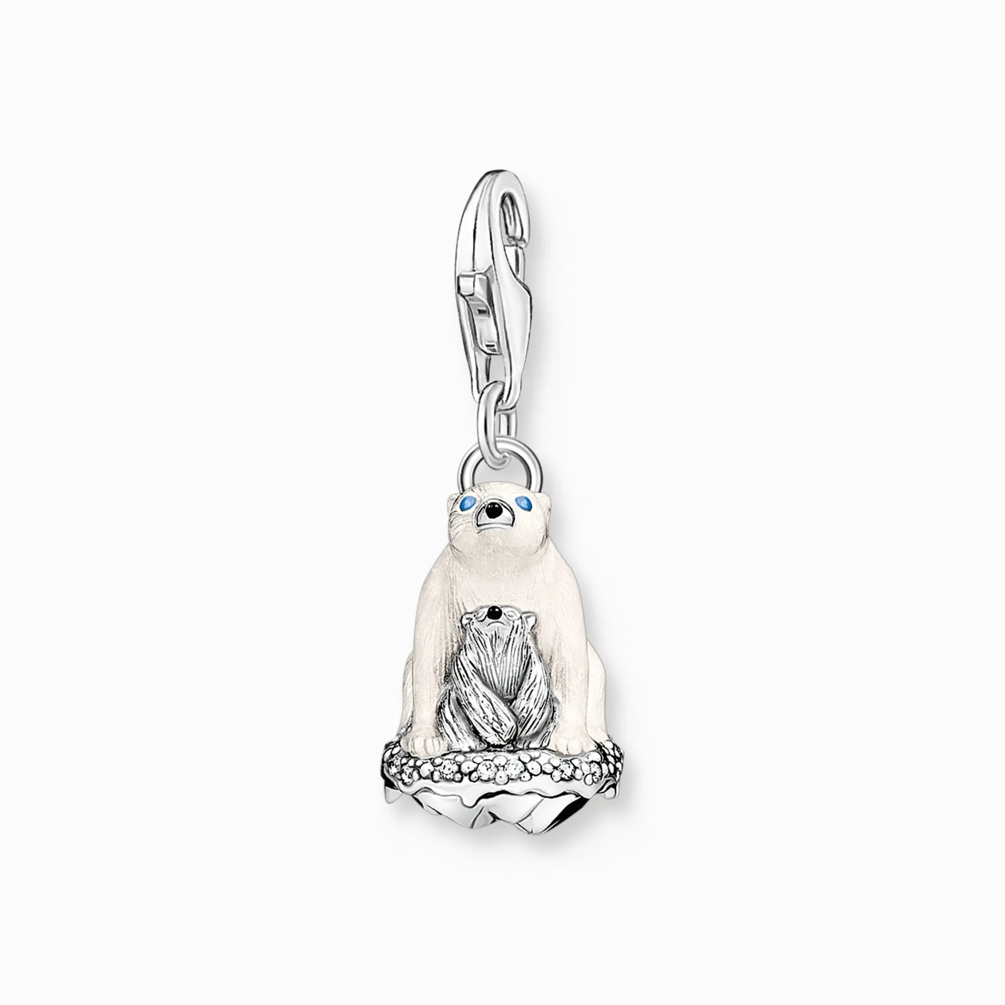 Women THOMAS SABO Charms|Charms-Charm pendant ice bears silver