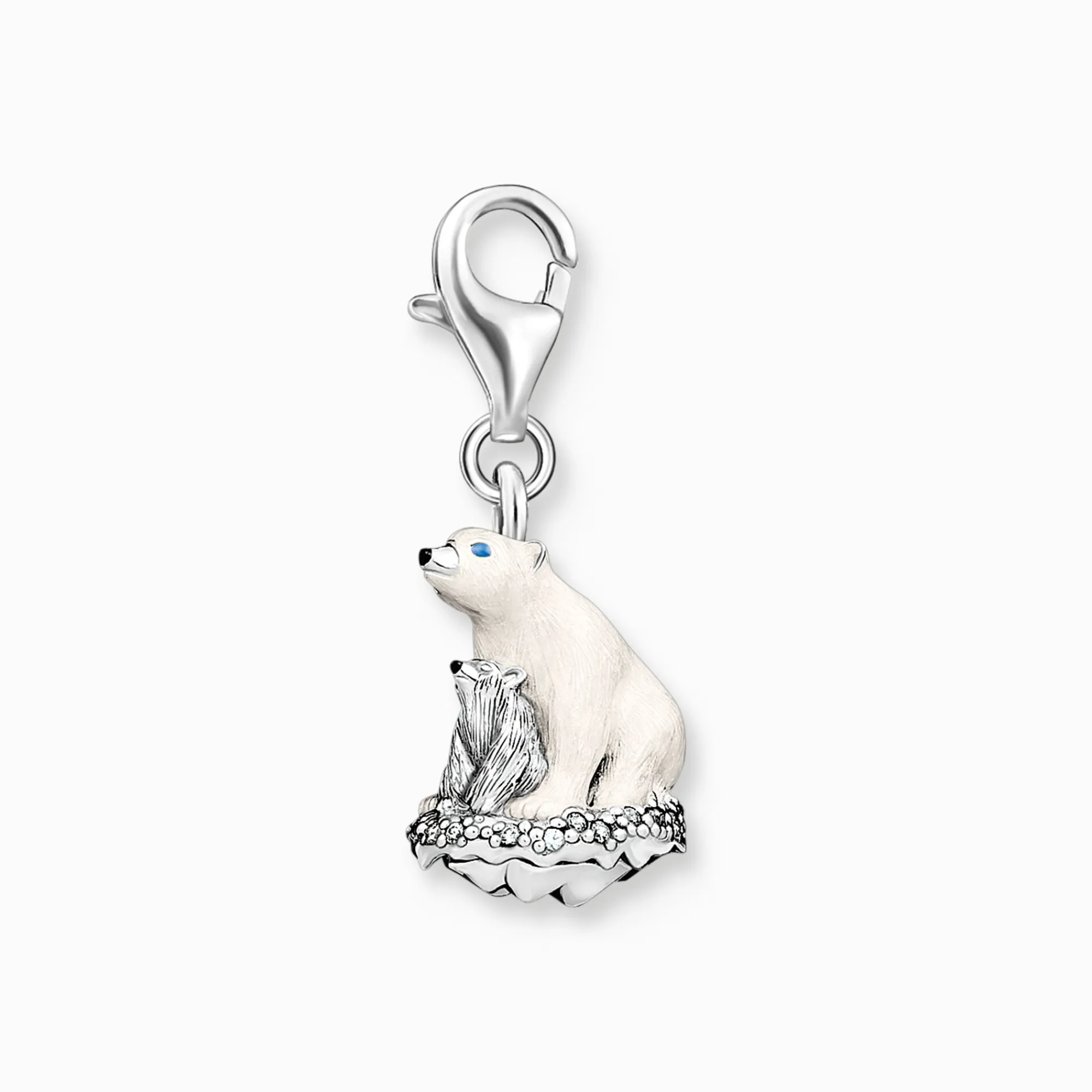 Women THOMAS SABO Charms|Charms-Charm pendant ice bears silver